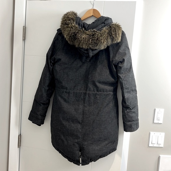Community Down-Filled Grey Parka Coat (Aritzia) - Picture 2 of 4